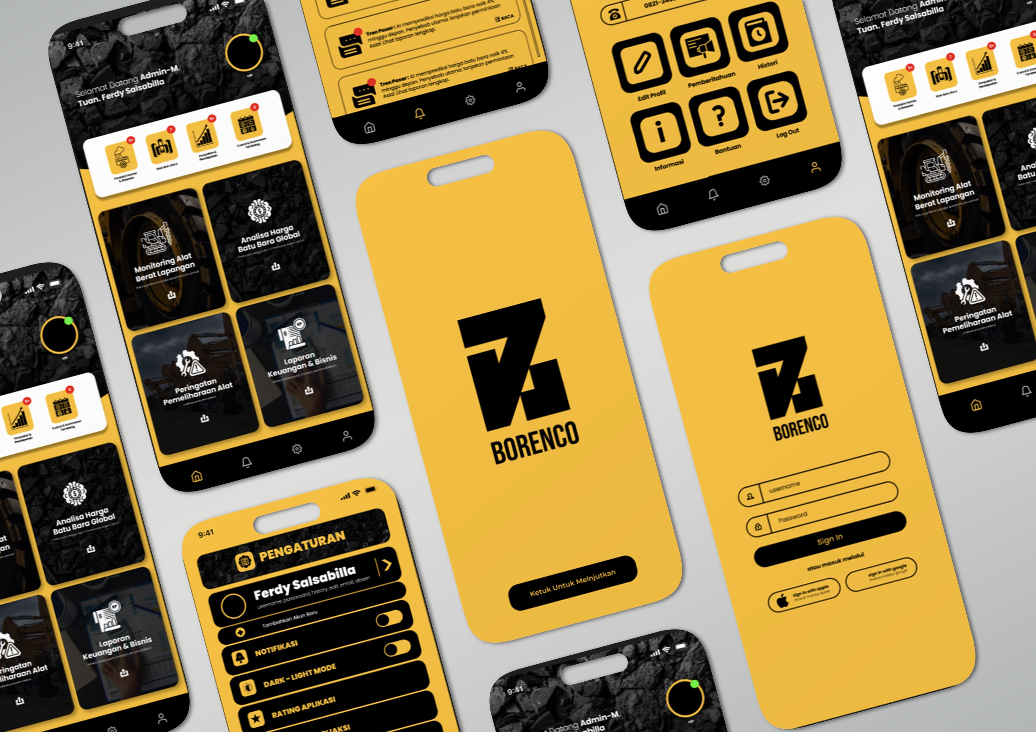 Borenco Mobile App